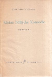Zehnder, Kleine höllische Komödie. (Umschlag)