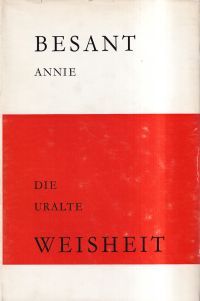 Besant, Die uralte Weisheit. (Umschlag)