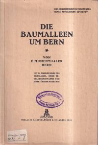 Mumenthaler, Die Baumalleen um Bern. (Umschlag)