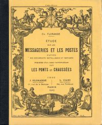 Florange, Etude sur les messageries et les postes d'après des documents métalliq (Umschlag)