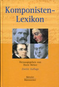 Weber, Komponisten-Lexikon. (Umschlag)