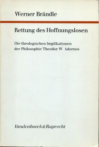 Brändle, Rettung des Hoffnungslosen. (Umschlag)