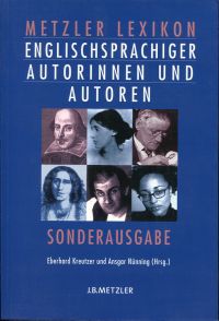 Kreutzer, Metzler-Lexikon englischsprachiger Autorinnen und Autoren. (Umschlag)
