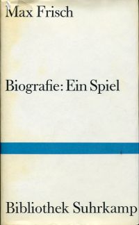 Frisch, Biografie: ein Spiel. (Umschlag)