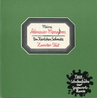 Schmitz, Gedanken und Erinnerungen an Konrad Adenauer und seine Ä(h)ra. (Umschlag)