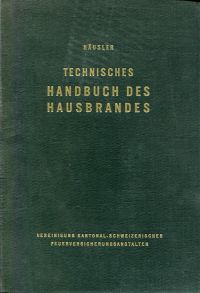 Häusler, Technisches Handbuch des Hausbrandes. (Umschlag)