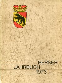 Berner Jahrbuch 1973. (Umschlag)