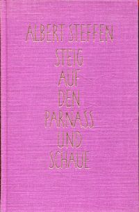 Steffen, Steig auf den Parnass und schaue. (Umschlag)
