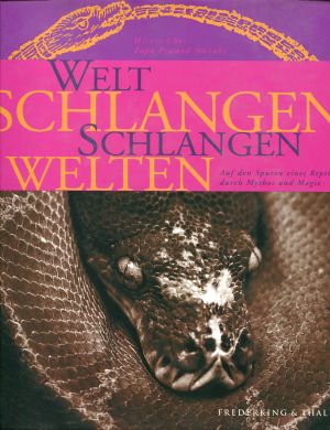 Uber, Weltschlangen - Schlangenwelt. (Einband (grosser Ausschnitt))