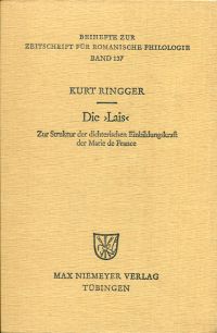 Ringger, Die  "Lais". (Umschlag)