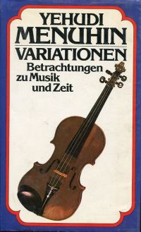 Menuhin, Variationen. (Umschlag)