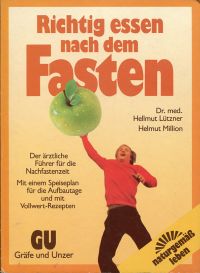 Lützner, Richtig essen nach dem Fasten. (Umschlag)