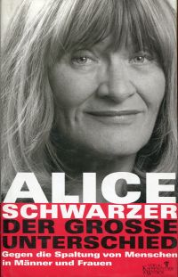Schwarzer, Der große Unterschied. (Umschlag)