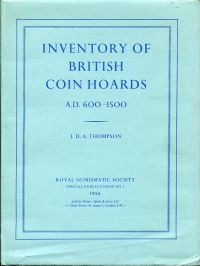 Thompson, Inventory of British Coin Hoards A.D. 600-1500 (Umschlag)
