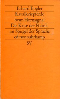 Eppler, Kavalleriepferde beim Hornsignal. (Umschlag)