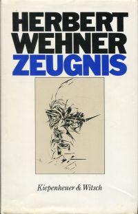 Wehner, Zeugnis. (Umschlag)