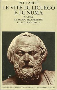 Plutarchus: Le vite di Licurgo e di Numa. (Umschlag)