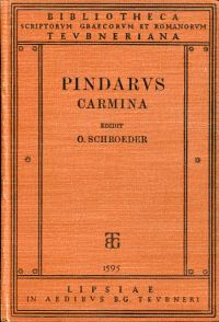 Pindarus: Pindari Carmina cum fragmentis selectis. (Umschlag)