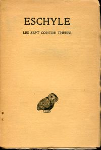 Eschyle: Les sept contre Thèbes. (Umschlag)