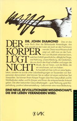 Diamond, Der Körper lügt nicht. (Einband)