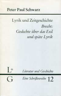 Schwarz, Lyrik und Zeitgeschichte. (Umschlag)