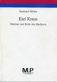 Müller, Karl Kraus. (Umschlag)