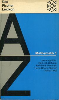 Behnke, Mathematik. (Umschlag)