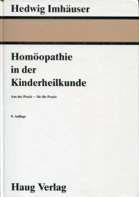 Imhäuser, Homöopathie in der Kinderheilkunde. (Umschlag)