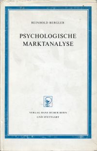 Bergler, Psychologische Marktanalyse. (Umschlag)
