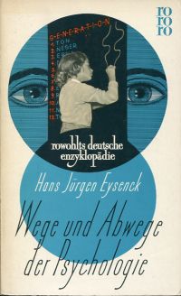 Eysenck, Wege und Abwege der Psychologie. (Umschlag)