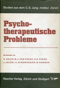 Adler, Psychotherapeutische Probleme. (Umschlag)