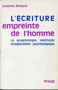 Bresard, L'Écriture empreinte de l'homme. (Umschlag)