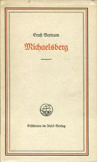 Bertram, Michaelsberg. (Umschlag)