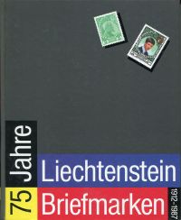 Diggelmann, 75 Jahre Liechtenstein-Briefmarken. (Umschlag)