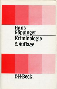 Göppinger, Kriminologie. (Umschlag)