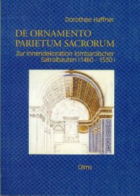 Haffner, De ornamento parietum sacrorum. (Einband)
