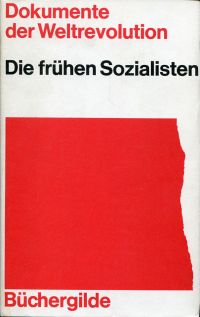 Kool, Die frühen Sozialisten. (Umschlag)