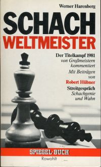 Harenberg, Schachweltmeister. (Umschlag)