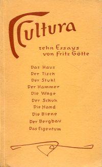Götte, Cultura. (Umschlag)