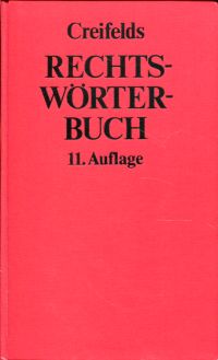 Creifelds, Rechtswörterbuch. (Umschlag)