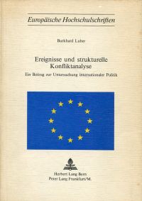 Luber, Ereignisse und strukturelle Konfliktanalyse. (Umschlag)