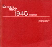 Billeter, Das Bühnenbild nach 1945. (Umschlag)