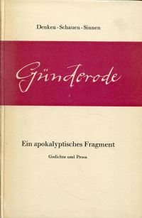 Günderode, Ein apokalyptisches Fragment. (Umschlag)