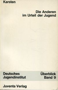 Karsten, Die Anderen im Urteil der Jugend. (Umschlag)