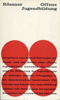 Rössner, Offene Jugendbildung. (Umschlag)