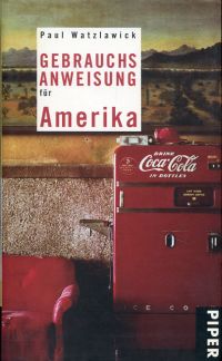 Watzlawick, Gebrauchsanweisung für Amerika. (Umschlag)
