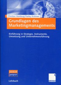 Homburg, Grundlagen des Marketingmanagements. (Umschlag)