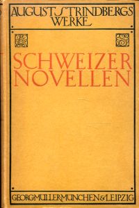 Strindberg, Schweizer Novellen. (Umschlag)