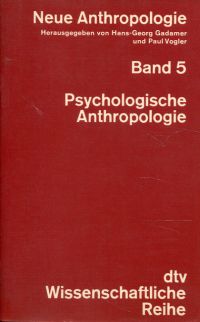 Gadamer, Psychologische Anthropologie. (Umschlag)