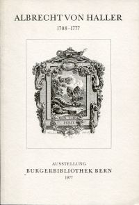 Haeberli, Albrecht von Haller. (Umschlag)